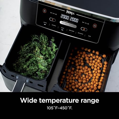 Ninja Air Fryer 10-in-1, 10 QT, Black, DZ302 - Image 4