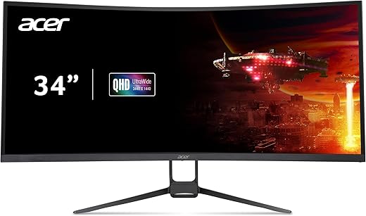 acer Nitro 34" UWQHD Curved Gaming Monitor