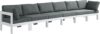 Meridian Furniture Nizuc Collection Outdoor Patio Modular Sofa