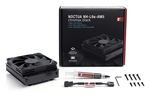 Noctua NH-L9a-AM5 Chromax.Black Low-Profile CPU Cooler - Image 4