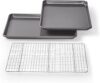 Chicago Metallic Non-Stick Cookie & Jelly-Roll Pan Set