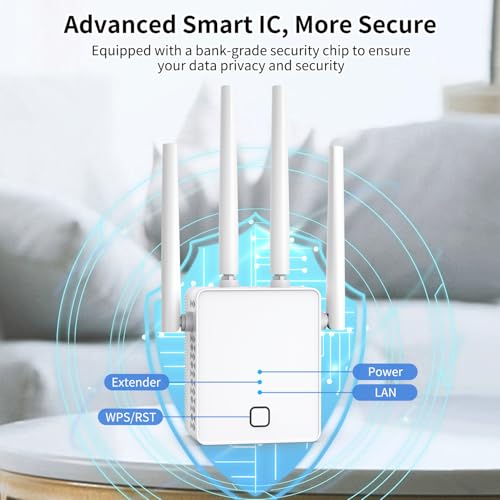 nonser Fastest 1200Mbps Dual Band WiFi Extender - Image 4