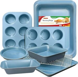 RavisingRidge Nonstick 8-Piece Baking Pans Set