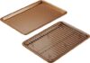 Ayesha Nonstick Bakeware Set With Cooling Rack