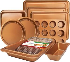RavisingRidge Nonstick Baking Pans Set, 10 Pcs