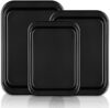 EWFEN Nonstick Baking Sheet Tray Set, Dark Grey