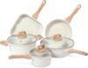 ESLITE LIFE Nonstick Ceramic Cookware Set, 8 Pcs