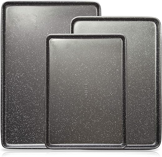 BINO Nonstick Cookie Sheet Baking Tray Set