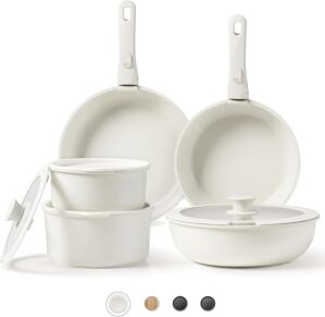 CAROTE Nonstick Cookware Set With Removable Handle
