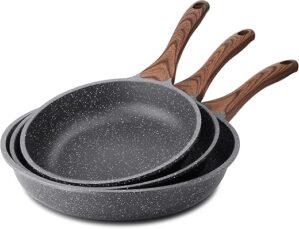SENSARTE Nonstick Frying Pan Set, PFOA Free