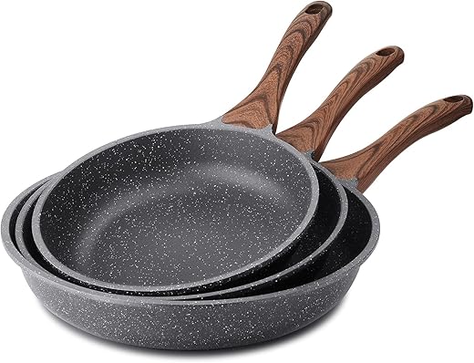 SENSARTE Nonstick Frying Pan Set, PFOA Free