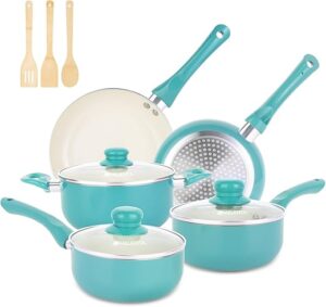 M MELENTA Nonstick Pots And Pans Set, 11pcs