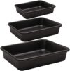 Kazozobi Nonstick Roasting Pan Set, 3-Pack