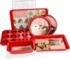 Rorence Nonstick Steel Bakeware Set: 7 Pieces