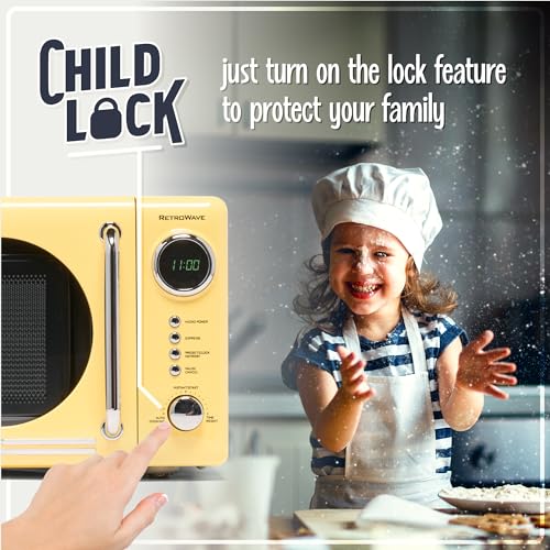 Nostalgia Retro Compact Countertop Microwave NRMO7YW6A - Image 4