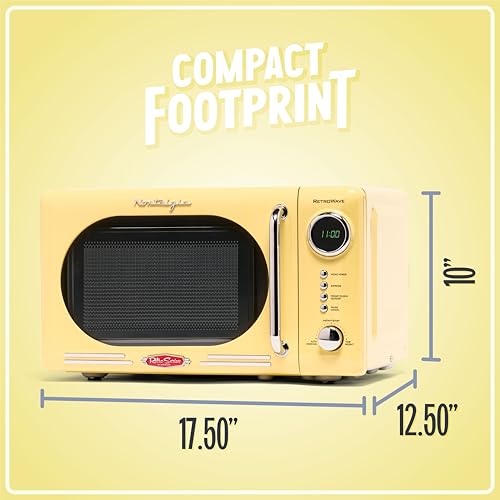 Nostalgia Retro Compact Countertop Microwave NRMO7YW6A - Image 5