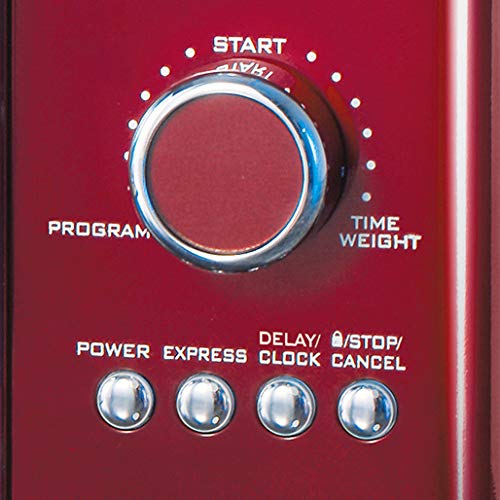 Nostalgia Retro Microwave Oven, Metallic Red, RMO4RR - Image 4