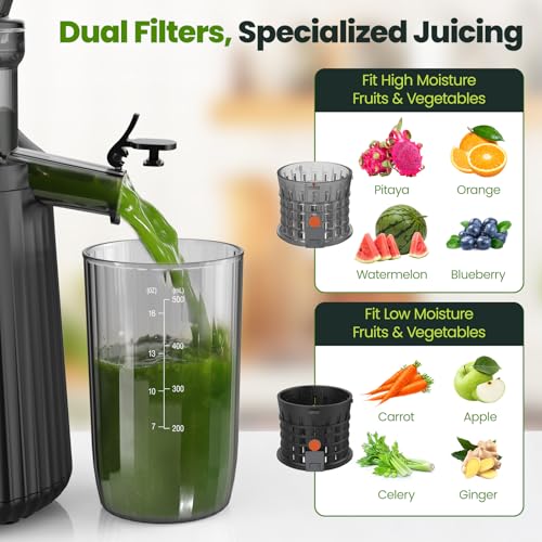 Nuovoware Cold Press Juicer With Large Chute - Image 5