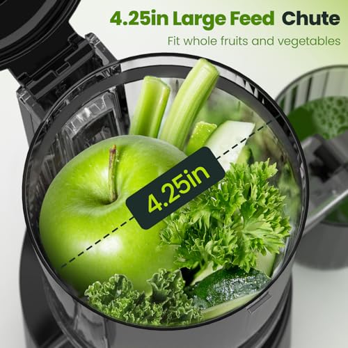 Nuovoware Cold Press Juicer With Large Chute - Image 2