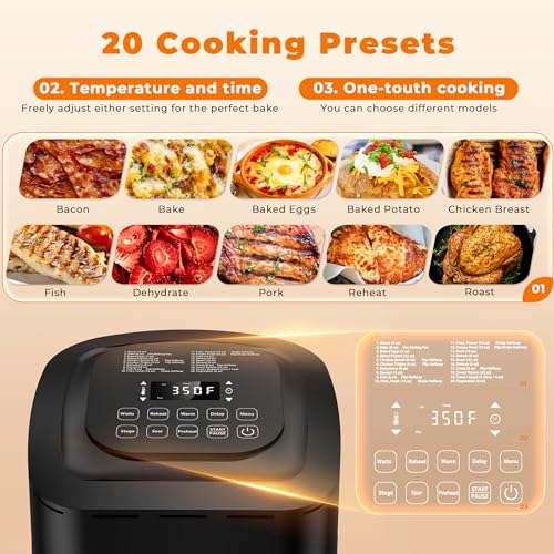 Nuwave Brio 10-in-1 Air Fryer 7.25Qt - Image 3