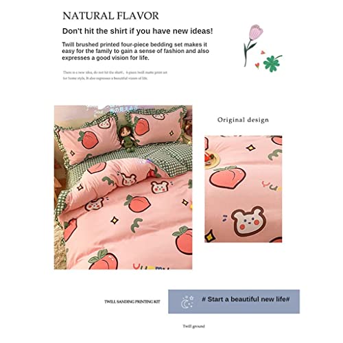 OAQZGBVK Princess Style Bedding Set 150Cm 4Pcs - Image 4