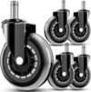 RidRed Office Chair Replacement Rubber Wheels