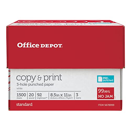 Office Depot 3-Hole Punched Multi-Use Printer Paper - Image 3