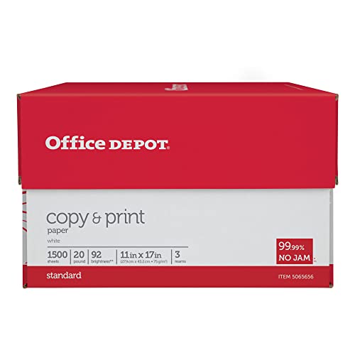 Office Depot Copy And Print Paper, Ledger Size, 3 Reams - Image 3