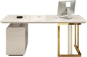 MBNVBNM Office Desk Chair & Table Set