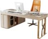 TAPIVA Office Desk Large Long Integrated Corner