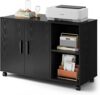 DEVAISE Office Storage Cabinet With Doors And Shelves