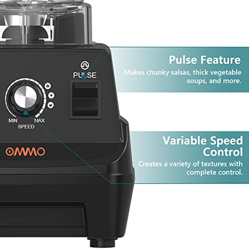 OMMO Professional 1800W High Speed Countertop Blender - Image 3