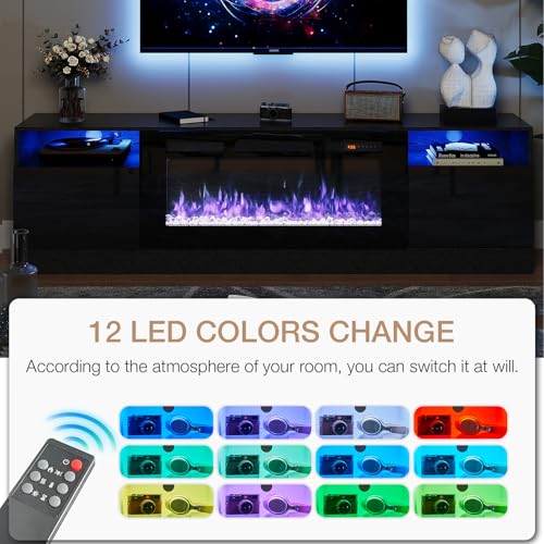 oneinmil Fireplace TV Stand With 36" Electric Fireplace - Image 3