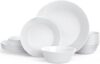 MEKY Opal 18-Piece Break Resistant Dinnerware Set