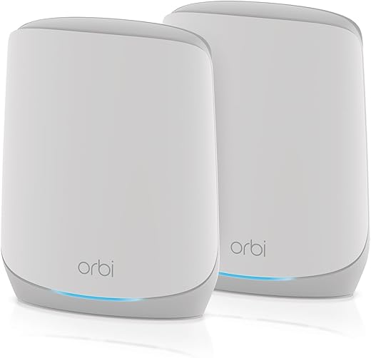 Orbi Tri-Band Mesh WiFi 6 System (RBK762S)