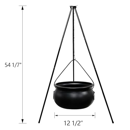 ORIENTAL CHERRY Large Witches Cauldron With Lights - Image 3