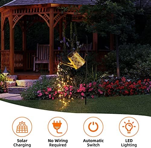 Otdair Solar Watering Can With Lights Decor - Image 4