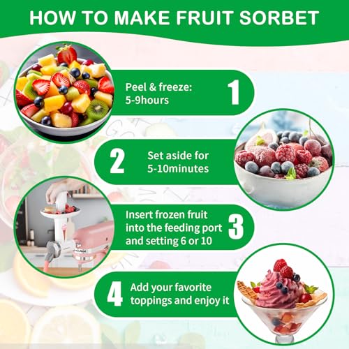 OTOmitra Frozen Fruit Soft Serve Maker Attachment - Image 3