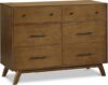 DaVinci Otto 6-Drawer Dresser In Walnut