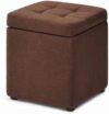 MGEMJMJ Ottoman Storage Foot Stool Cube Boxes