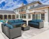 Furnimy Outdoor Furniture Patio Sectional Couch Set