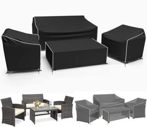 Gasadar Outdoor Furniture Waterproof Cover Set