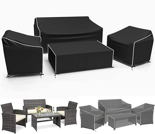 Gasadar Outdoor Furniture Waterproof Cover Set