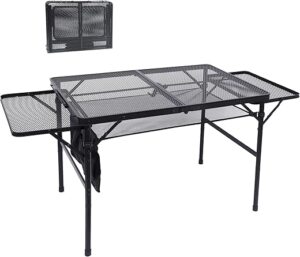 Nice C Outdoor Grill Table, Adjustable Height & Width