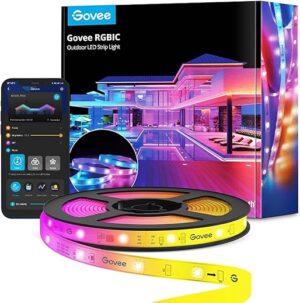 Govee Outdoor LED Strip Lights, 32.8ft RGBIC
