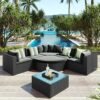 YZABEL Outdoor Patio Furniture 7-Piece Set