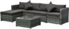YZABEL Outdoor Rattan Wicker Sectional Sofa Set