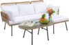 Devoko Outdoor Sectional Rope Woven Sofa Set