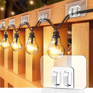 Galetcy Outdoor String Light Hooks – 100 Pack