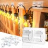 Keviyi Outdoor String Light Hooks: 25Pcs Heavy Duty Clips